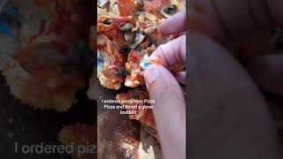 Ontario man claims he found a plastic glove in his food from Pizza Pizza 😳 toronto pizza [upl. by Aynav]