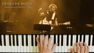 Depeche Mode Sweetest Perfection Easy Piano Cover [upl. by Adranoel713]