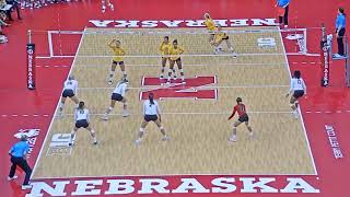 MiddleBlocker Footwork Examples in Rotations 1 2 3  Volleyball Fundamentals [upl. by Platon440]