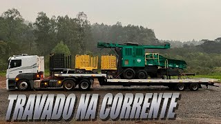 CARREGUEI UM PICADOR FLORESTAL E QUEBROU O CAMBIO DO CAMINHÃO [upl. by Ramsey]