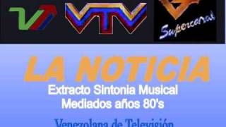 Extracto Sintonia quotLa Noticiaquot VTV  19841988 [upl. by Bauer861]