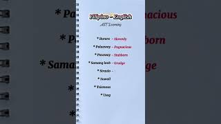 Burara is Slovenly filipinoenglish vocabulary shortvideo shorts [upl. by Ydnis]