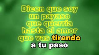 Jose Jose  Payaso Karaokes Letras Lyrics  wwwLetrasKaraokecom [upl. by Chilson]