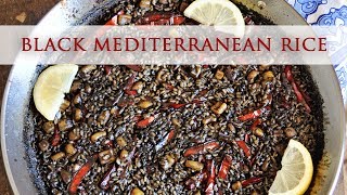 Black Mediterranean Rice Recipe  Arroz Negro [upl. by Delastre197]