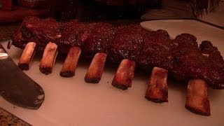 Smoked Beef Ribs 2013 [upl. by Euqinorev]