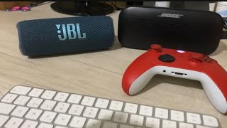 JBL FLIP 6 VS ALTAVOZ BOSE SOUNDLINK FLEX  COMPRESSION  IN SPANISH [upl. by Sanyu]