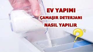 ÇAMAŞIR DETERJANINI EVDE KENDİN YAP TOZ SIVI VE JEL DETERJAN YAPIMI [upl. by Leihcey]