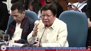 Members of the House in the budget hearing react to absence of a representative for OVP [upl. by Oram]