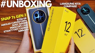 LANGSUNG COMPARE UNBOXING Realme 12 Pro 5G Indonesia Upgradenya WORTH IT Dibanding Realme 12 [upl. by Nylloh]