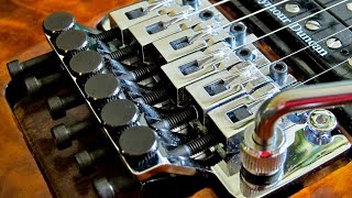 Nivelación  Calibración de Puente Flotante  FLOYD ROSE  Nivel Dios 🎸🎸🎸 [upl. by Killion]