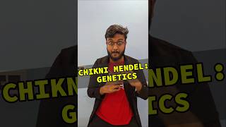 Mendel A Singer🫛 Mendels theory Genetics shorts shivamrajaiims neetexam biology comedy [upl. by Kcirddot329]