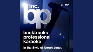 Seven Years Karaoke Instrumental Track In the Style of Norah Jones [upl. by Leffert]