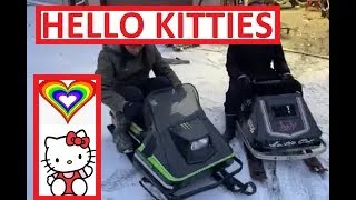 Arctic Cat Kitty Cat Snowmobile Riding 2023 [upl. by Colver]