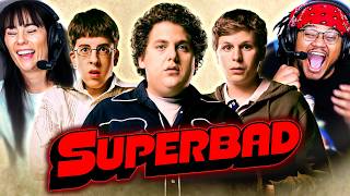 SUPERBAD 2007 MOVIE REACTION FIRST TIME WATCHING Jonah Hill  Michael Cera  Movie Review [upl. by Aerdnaed529]