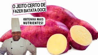 BATATA DOCE DE 5 MINUTOS O JEITO CERTO DE COZINHAR BATATA DOCE NA PANELA DE PRESSÃO RÁPIDO E FÁCIL [upl. by Swartz153]