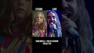 Tame Impala The less i know the better Studio version vs live performance [upl. by Lihcox]