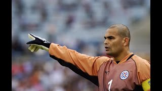 Чилаверт голевой вратарь  Chilavert goalscoring goalkeeper [upl. by Ahsemed410]