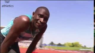 David RUDISHA 11310 WL 600m Mens  Birmingham Diamond League 2016 [upl. by Lazor]