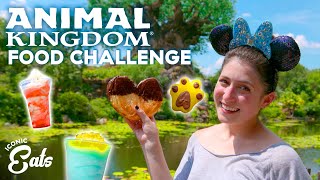 Ultimate Animal Kingdom Food Challenge Trying ALL Of The Disney World Treats [upl. by Nikoletta]