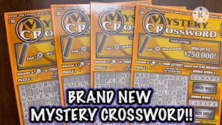 BRAND NEW MYSTERY CROSSWORD CA Scratchers [upl. by Relyuc321]