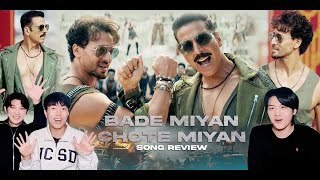 Koreans react to Bade Miyan Chote Miyan  Akshay Kumar  Tiger Shroff [upl. by Eniamurt]