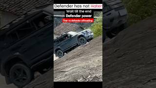 thar vs defender offroading test automobile thar defender offroading defenderlovers tharlover [upl. by Varin]