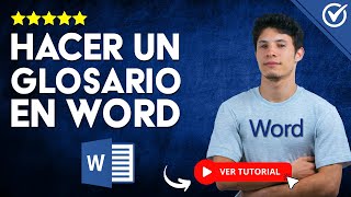 ¿Cómo hacer un GLOSARIO en Word  📝 Recopila tus Definiciones 📝 [upl. by Neff]