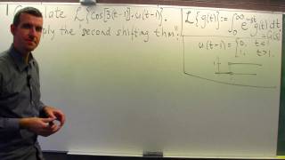 Laplace Transform Second Shifting Theorem [upl. by Libys]