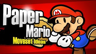 Paper Mario Super Smash Bros MOVESET IDEAS [upl. by Hakkeber]