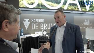 Sandro De Bruno  Vinitaly 2019  Consorzio Tutela Vino Lessini Durello [upl. by Aiekan]