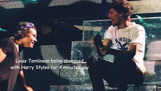 louis tomlinson being obsessed with harry styles for 4 minutes straight [upl. by Mcgraw]