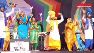 Bhangra Baba farid group of institutions vibgyor 2020 original video [upl. by Ayala903]