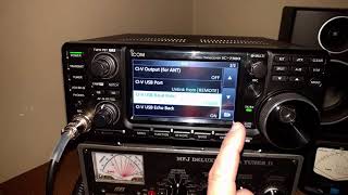 Icom 7300 FT8 Settings WSJTX and Radio [upl. by Karna32]