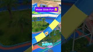 Water Slide Fun  themedwaterpark ride amusementparkrides waterparkthrills Water Park Fun [upl. by Bork]