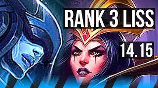 LISSANDRA vs LEBLANC MID  Rank 3 Liss 6313  NA Challenger  1415 [upl. by Nywroc]