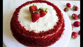 Red Velvet Cake  Cream Cheese Frosting [upl. by Breen]