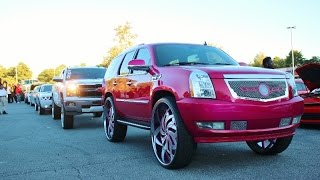 WhipAddict DJ Threats Breast Cancer Aweareness Car Show Custom Cars Atlanta GA [upl. by Aipmylo]