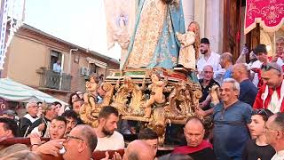 Monterosso Calabro MARIA SSMA DEL SOCCORSO festa 2024Arrivo Processione alla chiesa 1720 [upl. by Liagaba]