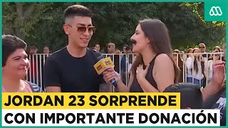 Jordan 23 entrega importante donación a damnificados por incendios en Viña del Mar [upl. by Gwendolin949]