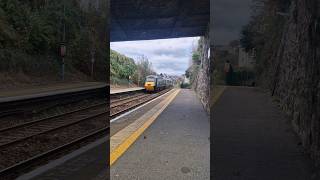 GWR HST Class 43198  43186 departing Saltash with thrash trainspotteruk class43 hst gwr [upl. by Lisandra435]