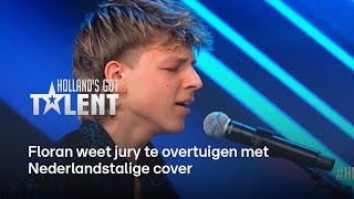 Floran weet opnieuw de jury in te pakken met zijn prachtige stemgeluid  Hollands Got Talent [upl. by Elbon]