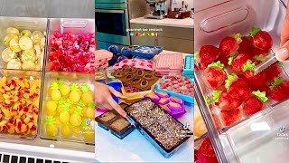 Satisfying ASMR Ice drawer restock 🍋🍓 [upl. by Atsirt]