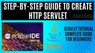 How to create Http Servlet in Eclipse  Advanced java Servlet [upl. by Korten]