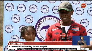 Kiambu Intercounty swimming championships started at the Mpesa foundation academy in Thika [upl. by Htaras]