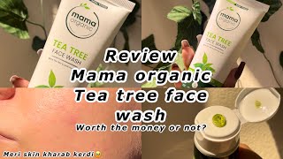 Mama Organic Tea Tree Face Wash  Honest Review teatreefacewash review [upl. by Anemolihp]