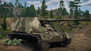 War Thunder Realistic Battle Nashorn Glass Cannon [upl. by Hunfredo549]