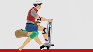 WHAT IS HAPPENING Happy Wheels Funny Moments [upl. by Pressman749]