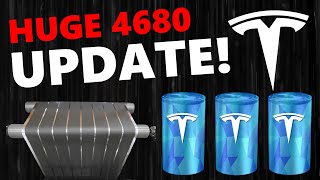 HUGE Tesla 4680 Battery Update  Dry Cathode Finally Solved [upl. by Iduj469]