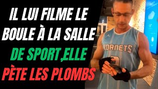 IL LUI FILME LE BOULE À LA SALLE DE SPORT ELLE PÈTE LES PLOMBS [upl. by Lehman]