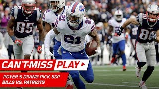 Jordan Poyer Dives for the Pick Pops Up amp Takes it All the Way for 6  CantMiss Play  NFL Wk 16 [upl. by Alomeda]